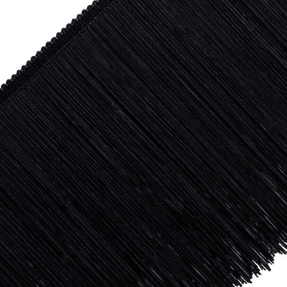 Barcelona Ombré Fringe Trim by Samuel & Sons in Onyx