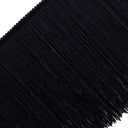 Barcelona Ombré Fringe Trim by Samuel & Sons in Onyx