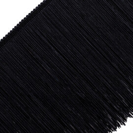 Barcelona Ombré Fringe Trim by Samuel & Sons in Onyx