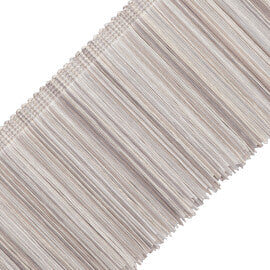 Barcelona Striped Fringe Trim by Samuel & Sons in Vapor
