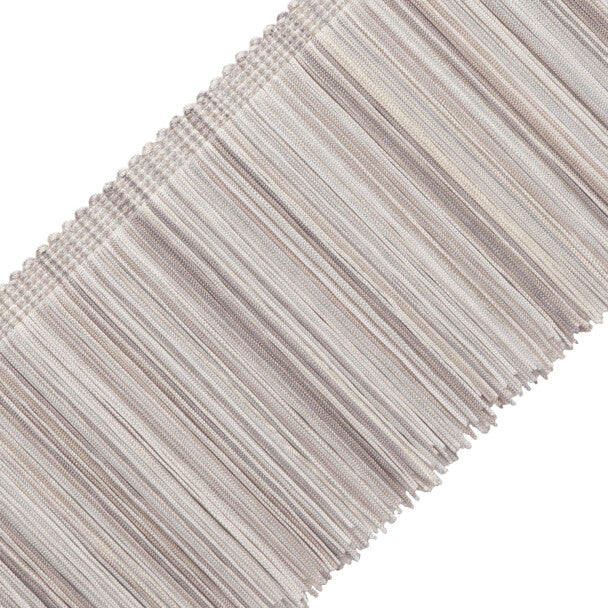 Barcelona Striped Fringe Trim by Samuel & Sons in Vapor