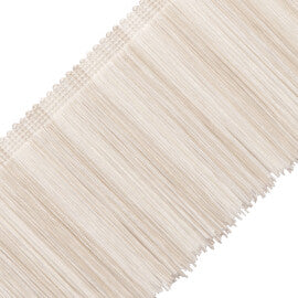 Barcelona Striped Fringe Trim by Samuel & Sons in Ecru