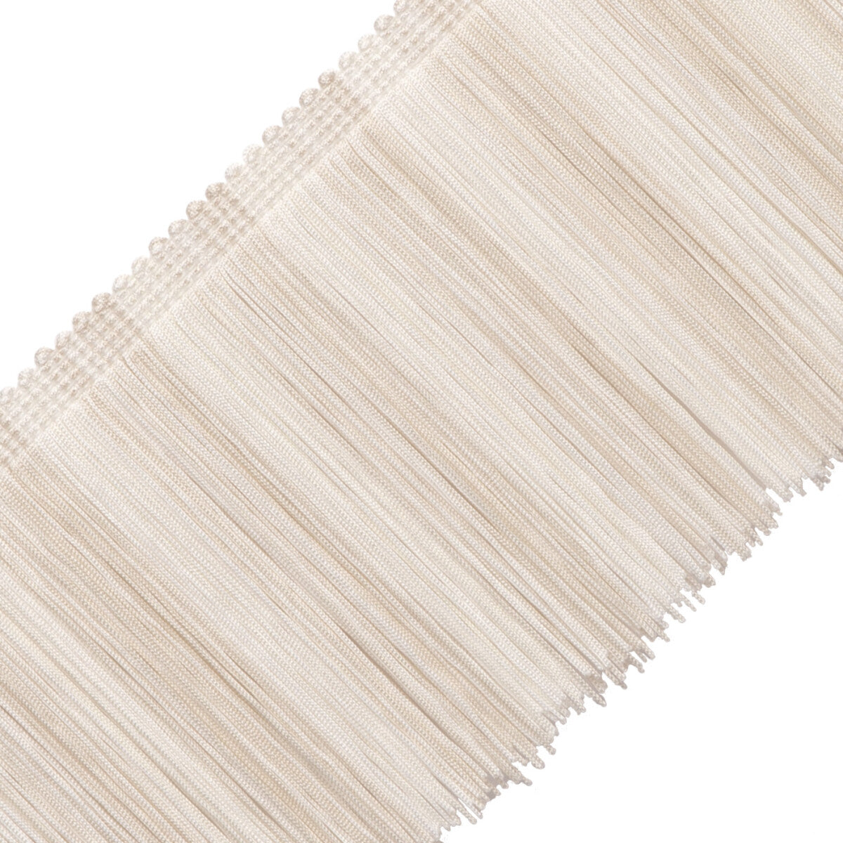 Barcelona Striped Fringe Trim by Samuel & Sons in Ecru