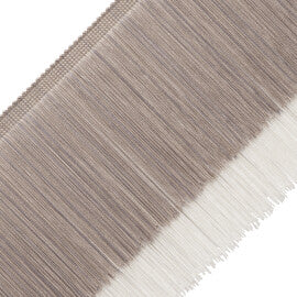 Barcelona Tiered Fringe Trim by Samuel & Sons in Marble