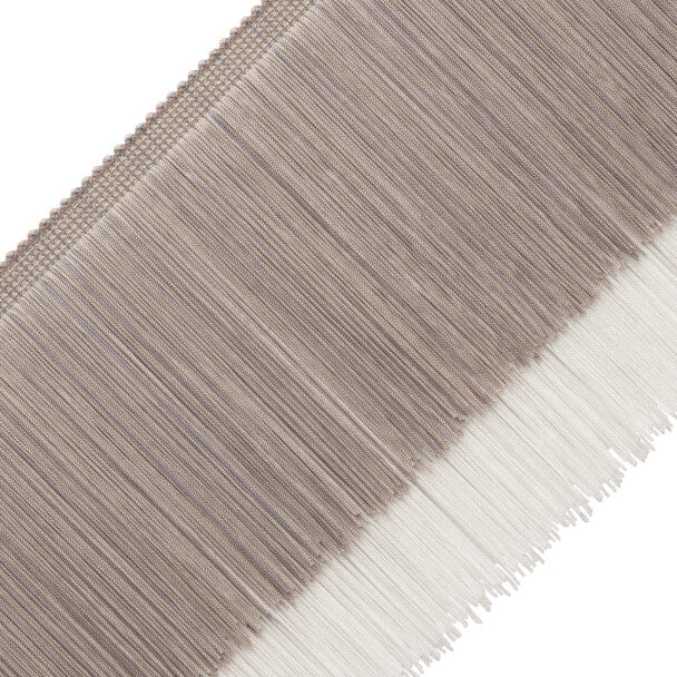 Barcelona Tiered Fringe Trim by Samuel & Sons in Marble