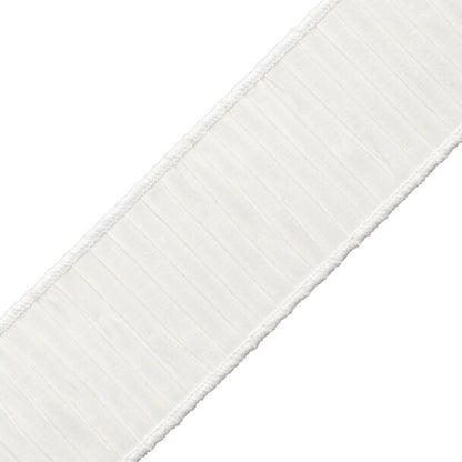 Tarantella Pleated Border Trim by Samuel & Sons in Ivory