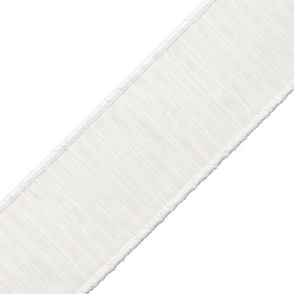 Tarantella Pleated Border Trim by Samuel & Sons in Ivory
