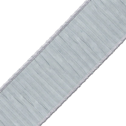 Tarantella Pleated Border Trim by Samuel & Sons in Skylark