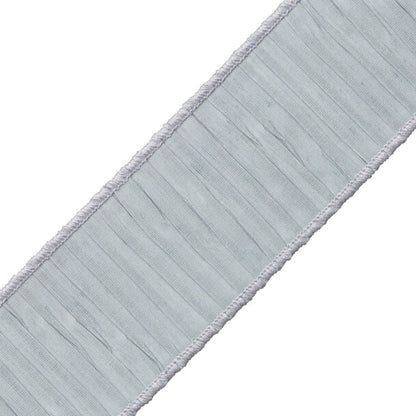 Tarantella Pleated Border Trim by Samuel & Sons in Skylark