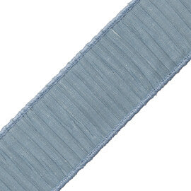 Tarantella Pleated Border Trim by Samuel & Sons in Mediterranean