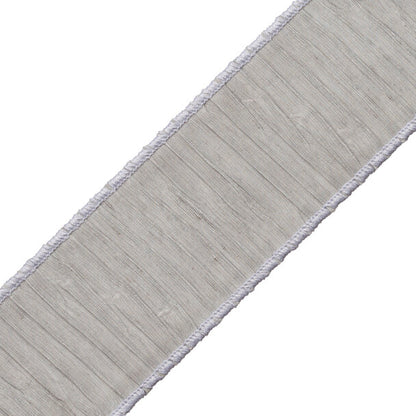 Tarantella Pleated Border Trim by Samuel & Sons in Moonstone