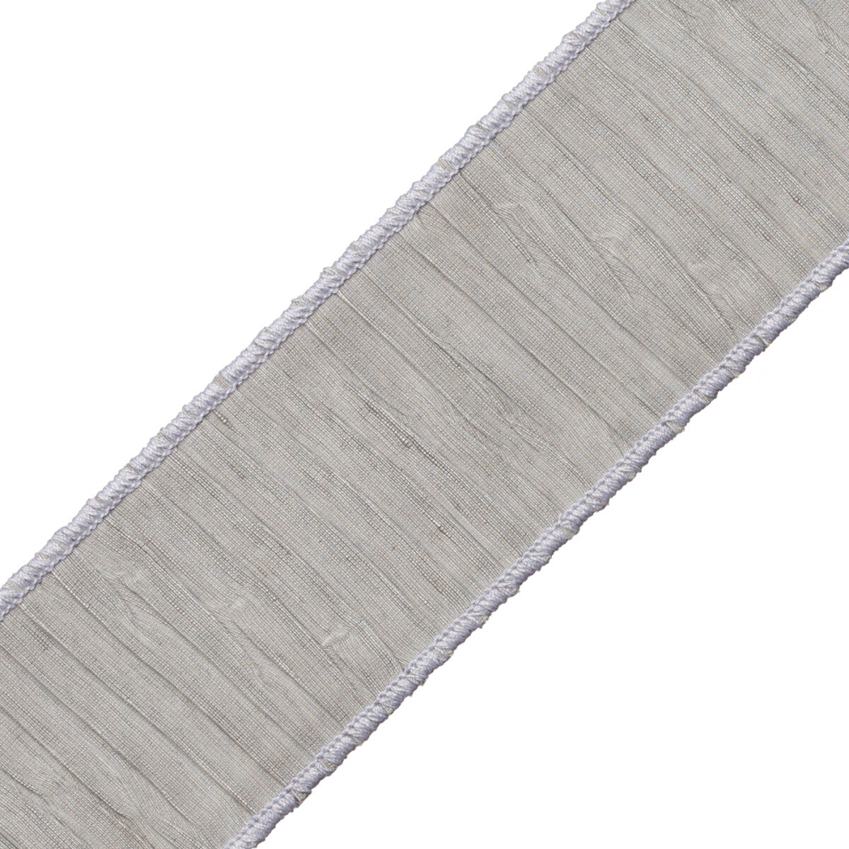 Tarantella Pleated Border Trim by Samuel & Sons in Moonstone