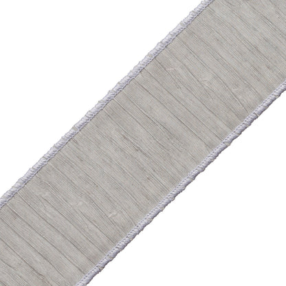 Tarantella Pleated Border Trim by Samuel & Sons in Moonstone