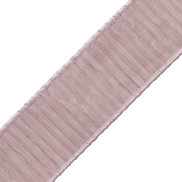 Tarantella Pleated Border Trim by Samuel & Sons in Lilac