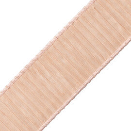 Tarantella Pleated Border Trim by Samuel & Sons in Warm Sand