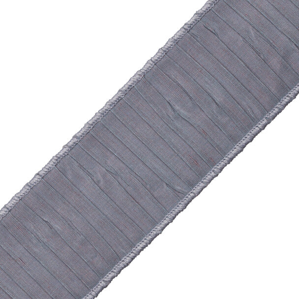 Tarantella Pleated Border Trim by Samuel & Sons in Dusk