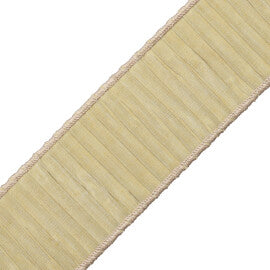 Tarantella Pleated Border Trim by Samuel & Sons in Sprout