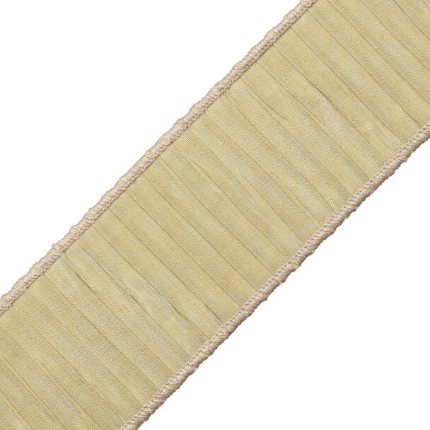 Tarantella Pleated Border Trim by Samuel & Sons in Sprout