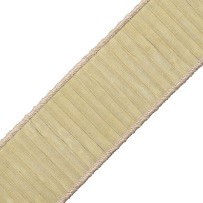 Tarantella Pleated Border Trim by Samuel & Sons in Sprout