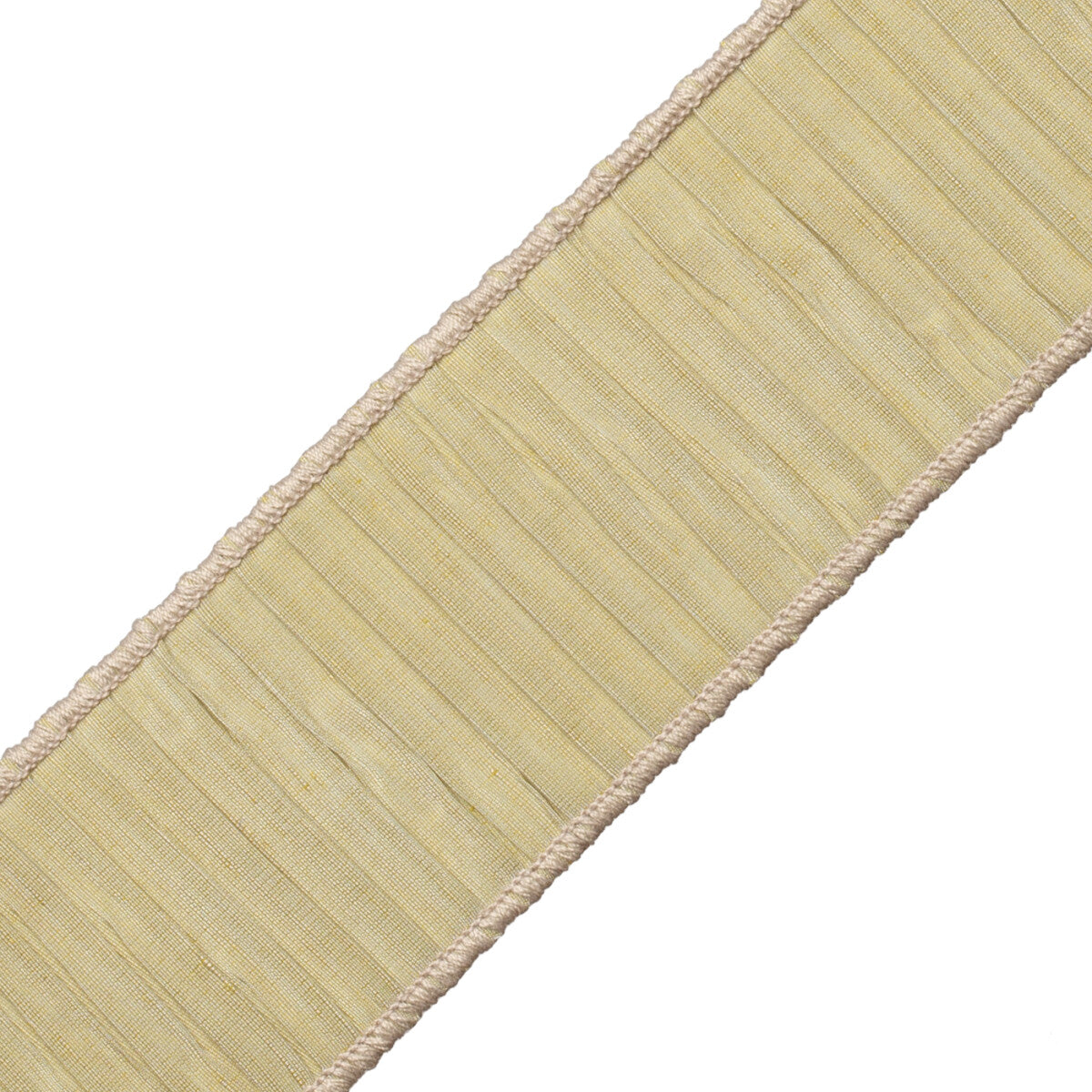 Tarantella Pleated Border Trim by Samuel & Sons in Sprout