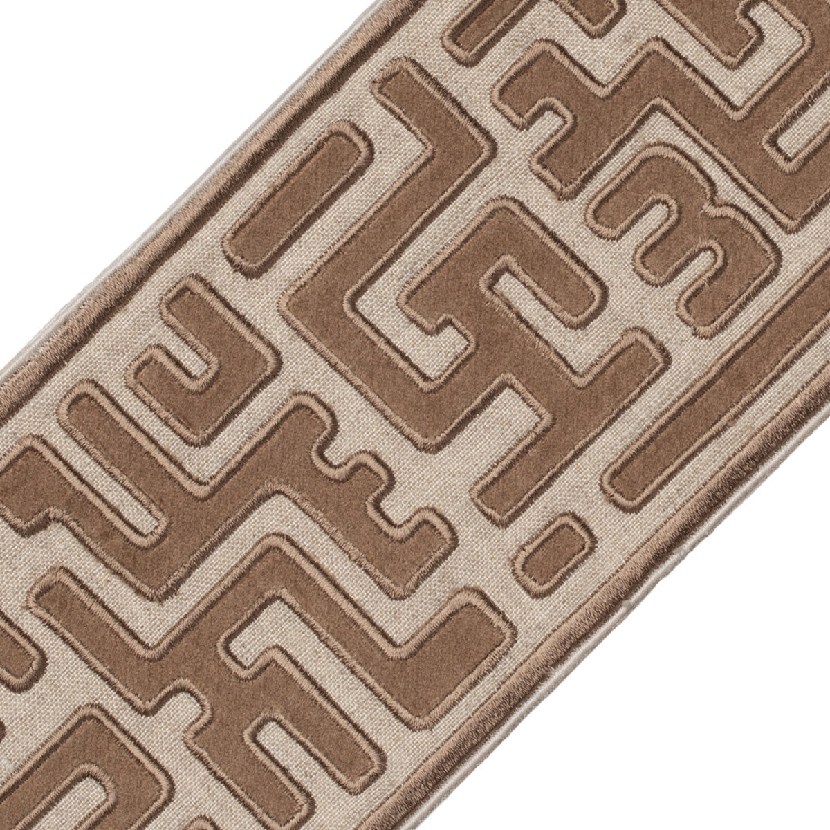 Alpina Velvet Border Trim by Samuel & Sons in Maple