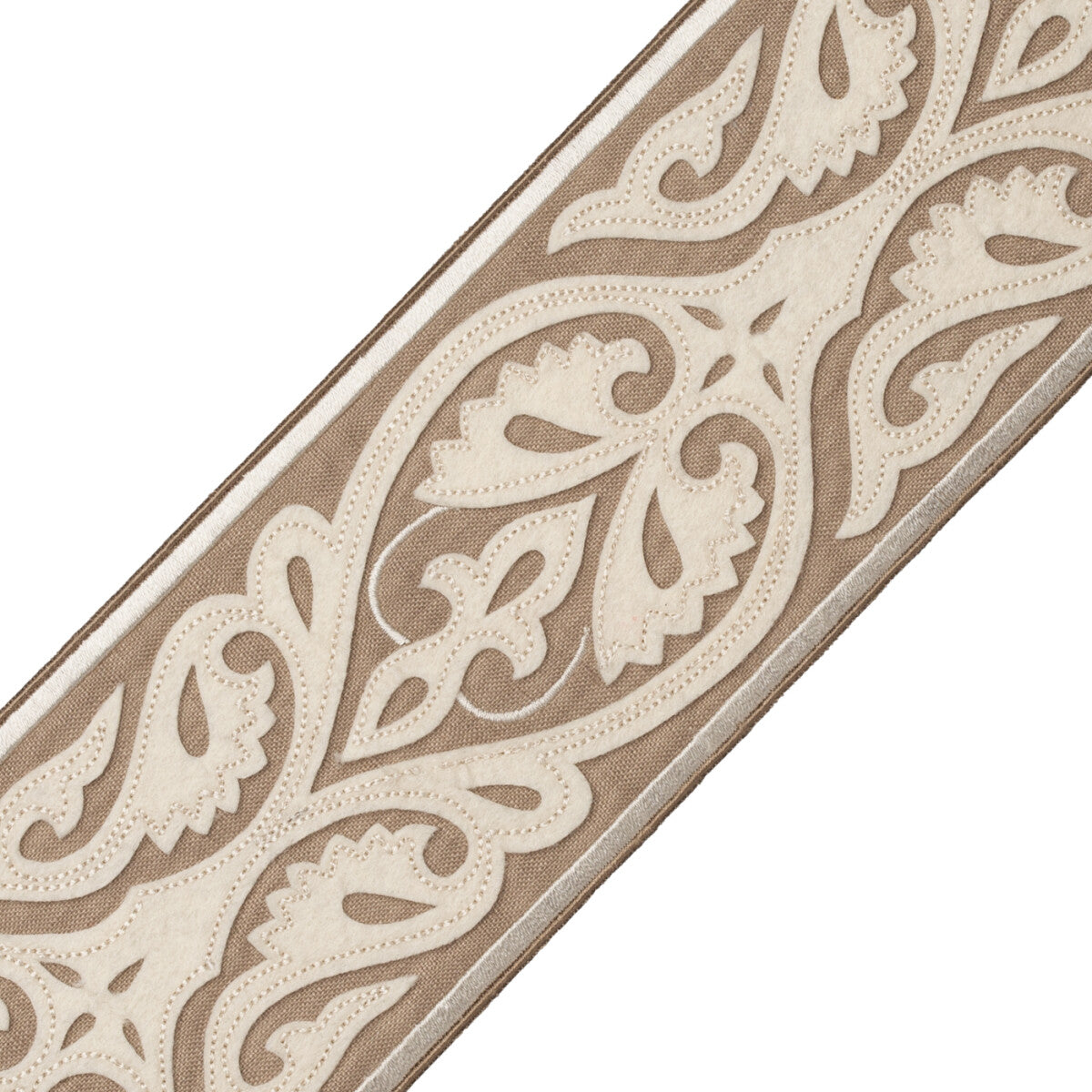 Kempinski Appliqué Border Trim by Samuel & Sons in Ocher