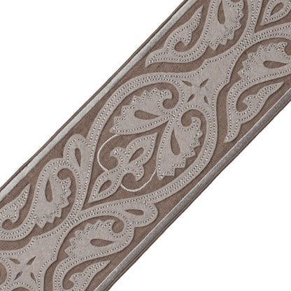 Kempinski Appliqué Border Trim by Samuel & Sons in Umber