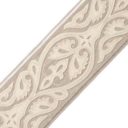 Kempinski Appliqué Border Trim by Samuel & Sons in Linen