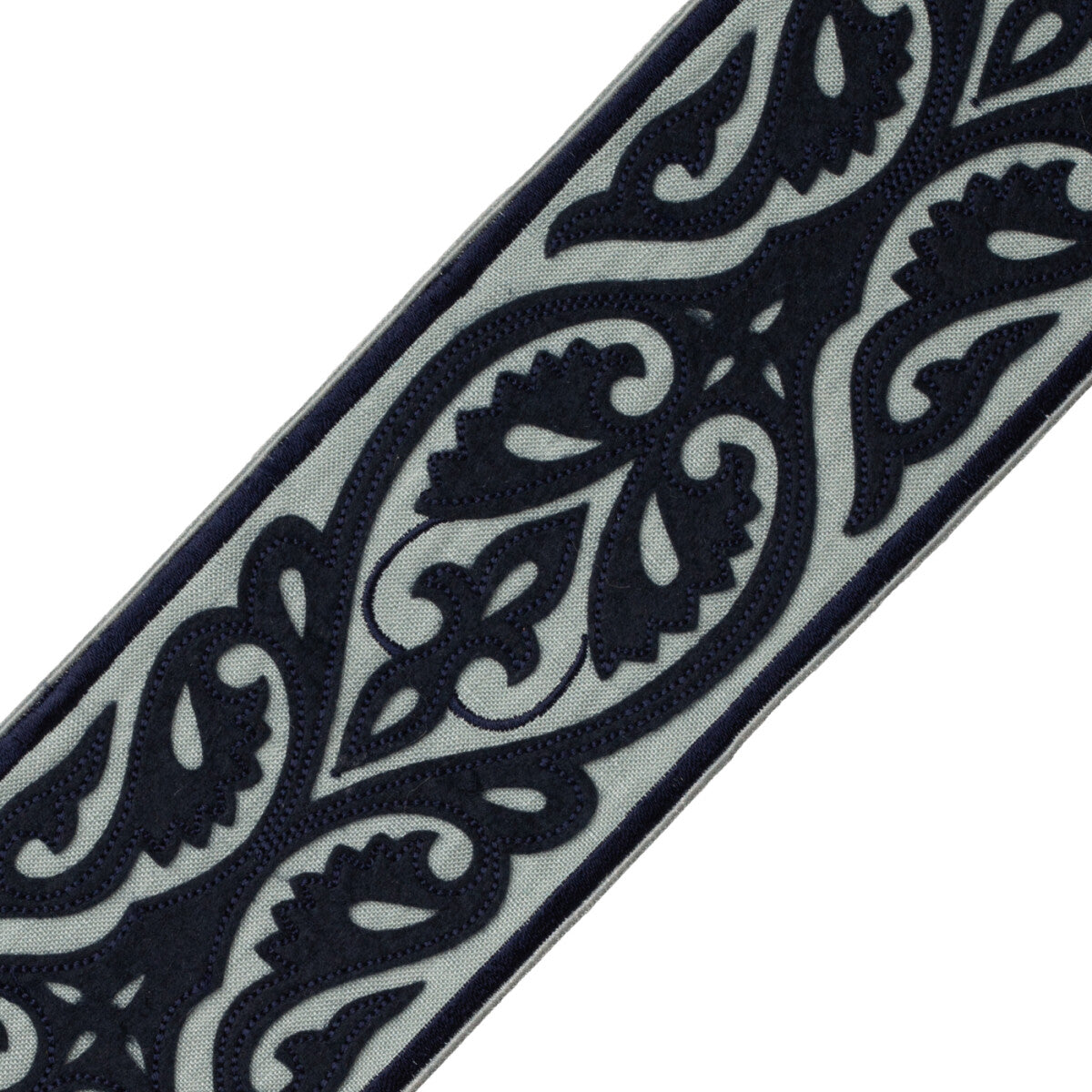 Kempinski Appliqué Border Trim by Samuel & Sons in Dresden Blue