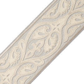 Kempinski Appliqué Border Trim by Samuel & Sons in Mist