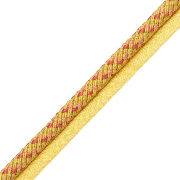Veranda Linen Cord With Tape Trim by Samuel & Sons in Waterlily