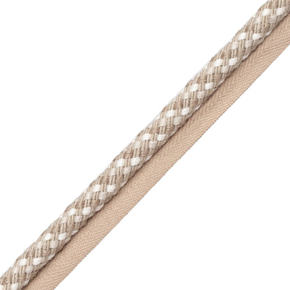Veranda Linen Cord With Tape Trim by Samuel & Sons in Silver Birch