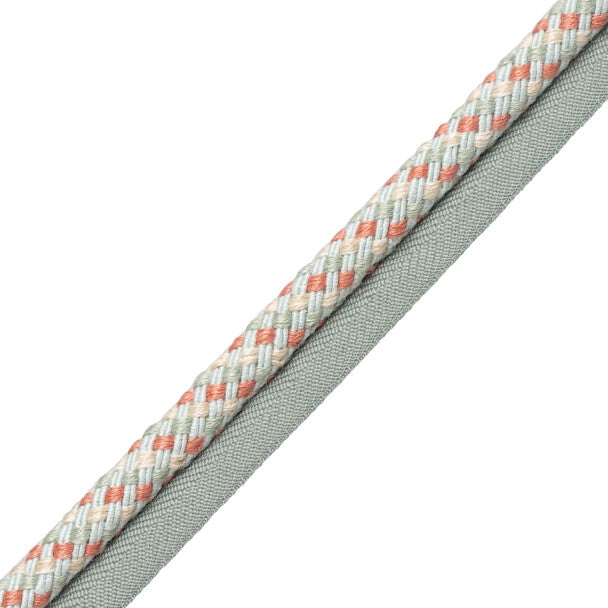 Veranda Linen Cord With Tape Trim by Samuel & Sons in Delphinium