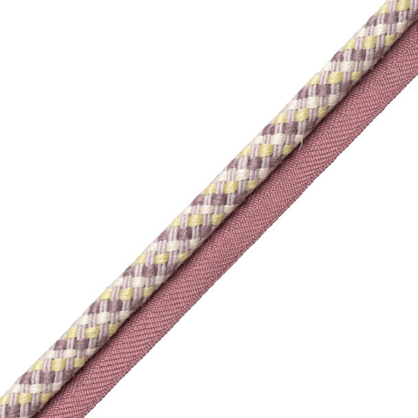 Veranda Linen Cord With Tape Trim by Samuel & Sons in Wisteria