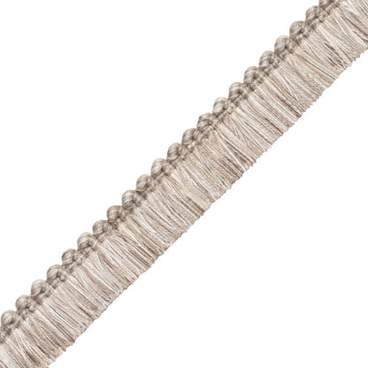 Veranda Linen Brush Fringe Trim by Samuel & Sons in Silver Birch