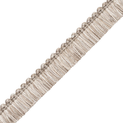 Veranda Linen Brush Fringe Trim by Samuel & Sons in Silver Birch