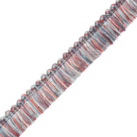 Veranda Linen Brush Fringe Trim by Samuel & Sons in Hydrangea