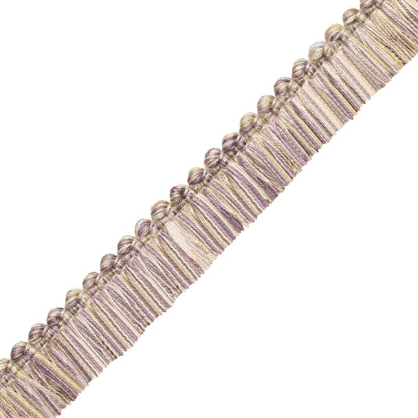 Veranda Linen Brush Fringe Trim by Samuel & Sons in Wisteria