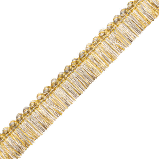Veranda Linen Brush Fringe Trim by Samuel & Sons in Goldenrod