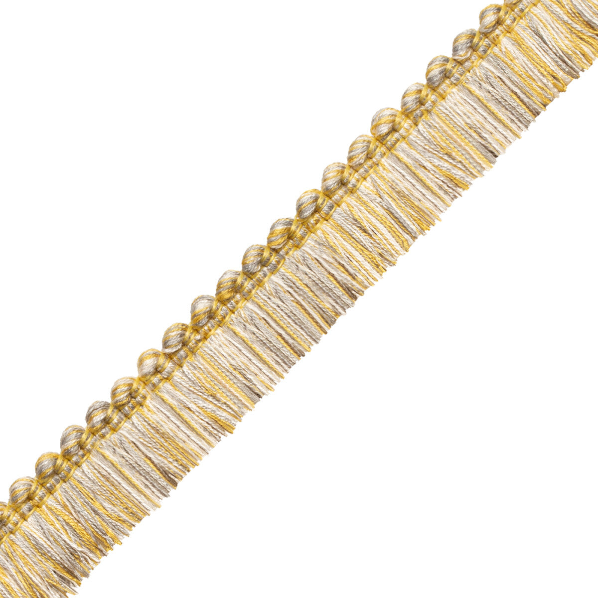 Veranda Linen Brush Fringe Trim by Samuel & Sons in Goldenrod