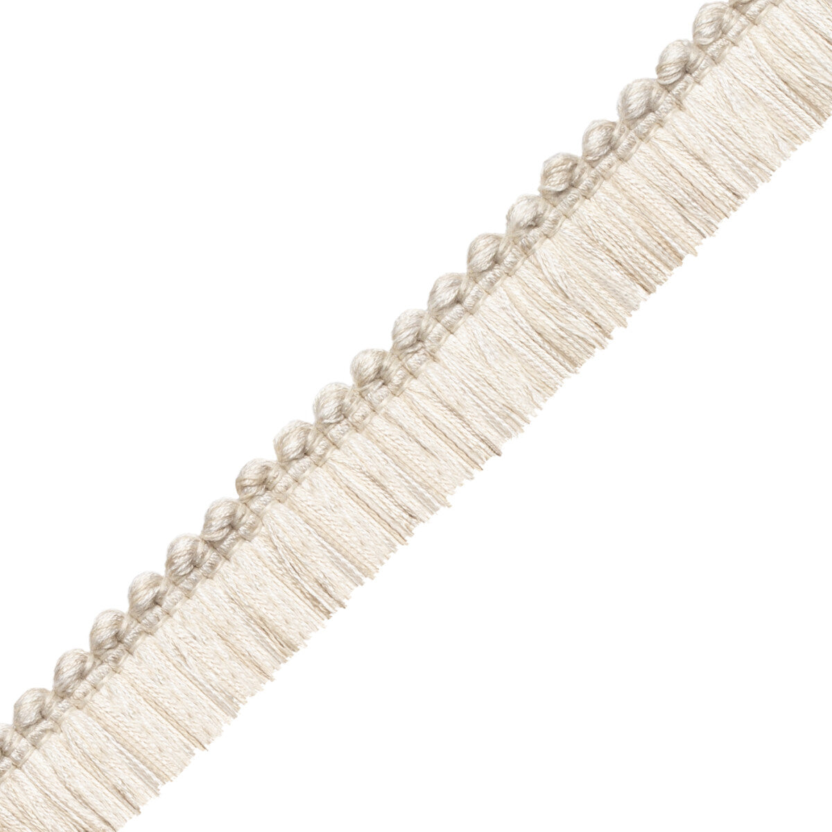 Veranda Linen Brush Fringe Trim by Samuel & Sons in Narcisses