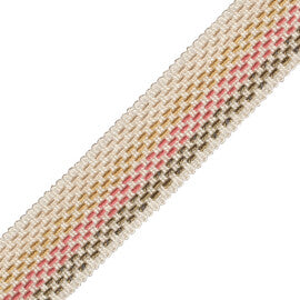 Veranda Ombré Border Trim by Samuel & Sons in Tea Rose
