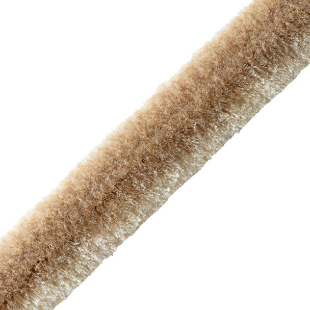 Aria Silk Brush Fringe Trim by Samuel & Sons in Ecru