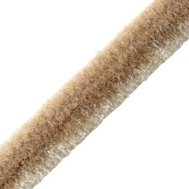 Aria Silk Brush Fringe Trim by Samuel & Sons in Ecru
