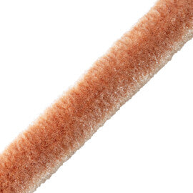 Aria Silk Brush Fringe Trim by Samuel & Sons in Blush