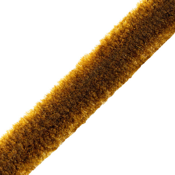 Aria Silk Brush Fringe Trim by Samuel & Sons in Oro