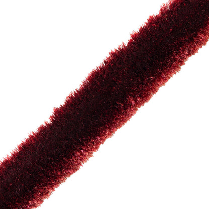 Aria Silk Brush Fringe Trim by Samuel & Sons in Ruby