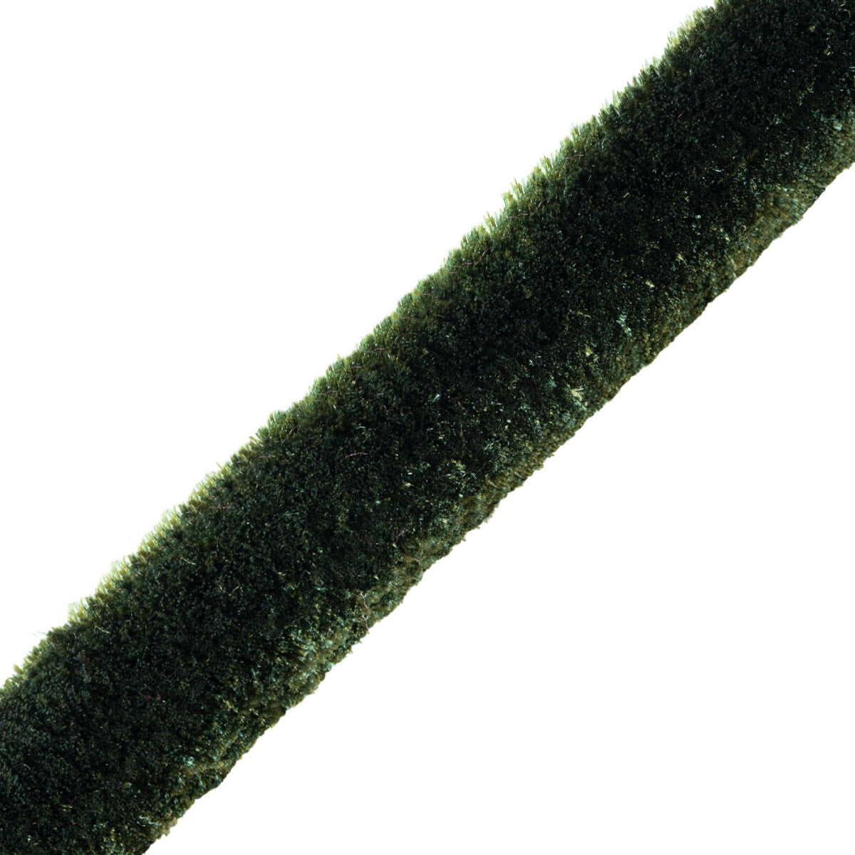 Aria Silk Brush Fringe Trim by Samuel & Sons in Emerald