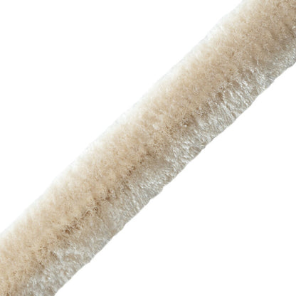 Aria Silk Brush Fringe Trim by Samuel & Sons in Snow