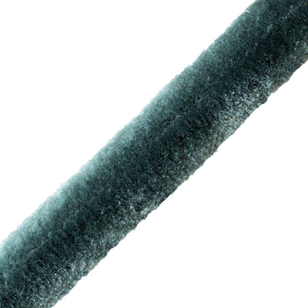 Aria Silk Brush Fringe Trim by Samuel & Sons in Surf Blue